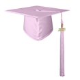 thumbnail image 1 of MIASHUI Kids Kindergarten Graduation Caps with Tassel Preschool Uniform Accessories,Pink,M, 1 of 4