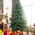 thumbnail image 2 of Costway 8ft Hinged Artificial Christmas Spruce Tree w/ 1658 Mixed PE & PVC Tips, 2 of 9