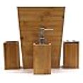 thumbnail image 3 of Redmon 5459 Bamboo Bathroom Accessory Set - 4 Piece, 3 of 4