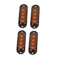 thumbnail image 4 of LED Side Marker Tail Light Clearance Lamp Trailer Truck Lorry  4Pcs Truck Side Lights High Brightness 3000K IP65 Waterproof LEDs Easy Installation Truck Emergency Flash Light, 4 of 8