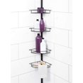thumbnail image 2 of Zenna Home Tension Pole Shower Caddy, Bronze, 2 of 7
