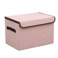 thumbnail image 1 of Grands Cubes de Rangement, Boîte Organisatrice Pliable en Tissu avec Couvercle, Bac de Rangement Pliable Robuste pour Garde-Robe pour Vêtements, Jouets et Organisation de la Maison, 1 of 7