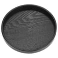 thumbnail image 1 of Plateau à Thé, Forme Ronde en Bois Massif Thé Café Collation Repas Servant Plateau Plateau Plateau de Restaurant Plateaux(27cm), 1 of 8