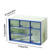 thumbnail image 3 of Boîte de Rangement de Bureau style Tiroir Armoire à Bijoux avec Cloison Petite Boîte de Rangement Boîte de Rangement de Bureau style Tiroir Armoire à Bijoux avec Cloison Petite Boîte de Rangement, 3 of 7