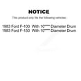 thumbnail image 2 of Transit Auto Rear Brake Drum Shoes and Spring Kit for Car 1983 Ford F-150 F-100 with 10" Diameter K8N-100530, 2 of 11