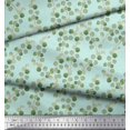 thumbnail image 3 of Soimoi Green polyester Crepe Fabric Leaf Leaves Decor Fabric Printed Yard 52 Inch Wide, 3 of 3