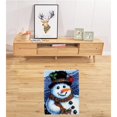 thumbnail image 2 of Christmas Latch Hook Kit DIY Rug Making Carpet Embroidery Kit Snowman, 2 of 9