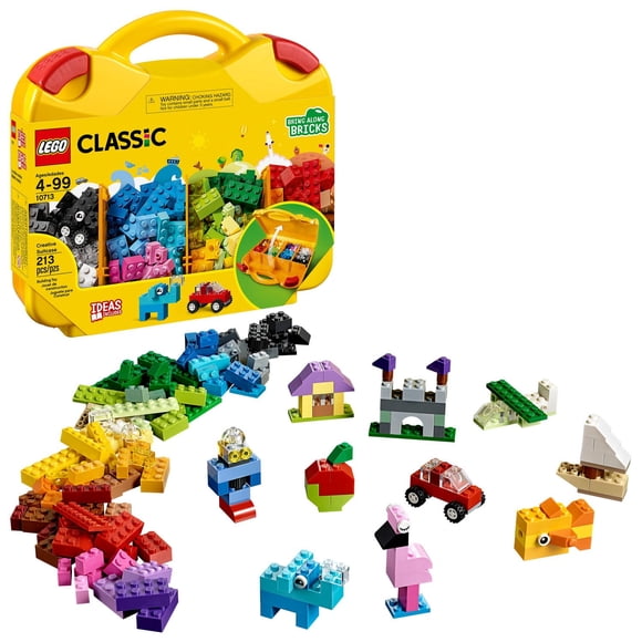 LEGO Classic Creative Suitcase 10713 - Includes Sorting Storage Organizer Case with Fun Colorful Building Bricks, Preschool Learning Toy for Kids to Play and Be Inspired by LEGO Masters