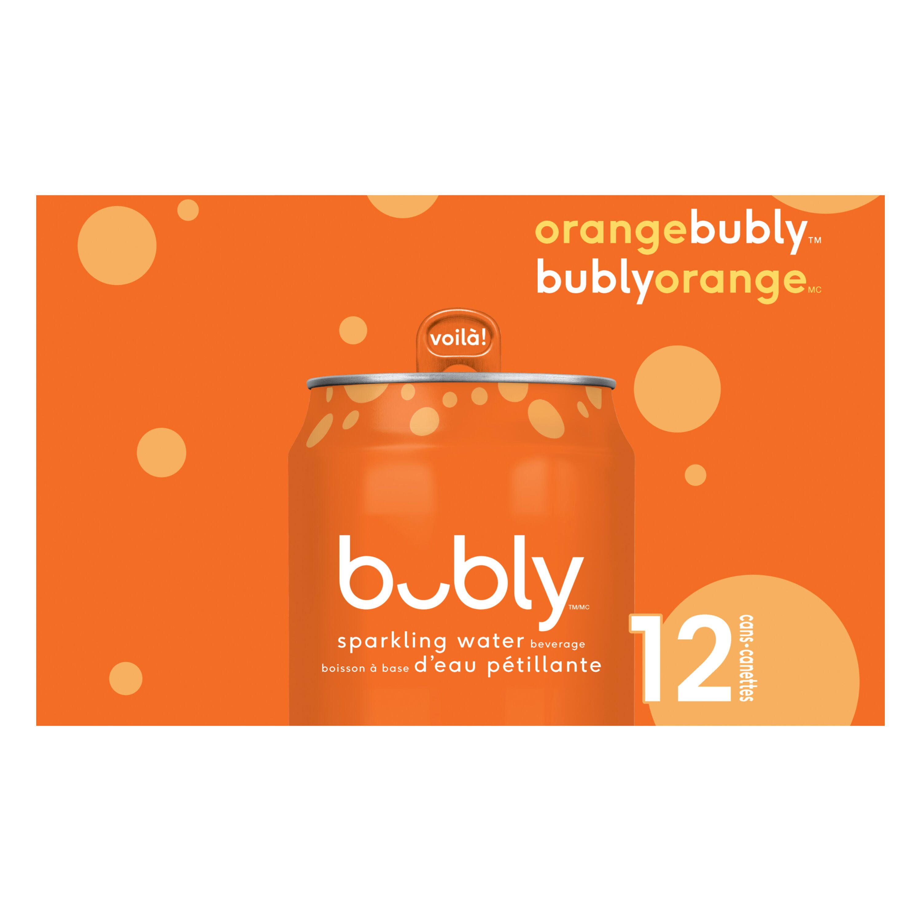 Bubly™ Eau Pétillante Saveur Orange 12 x 355 ml, Canettes