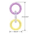 thumbnail image 3 of Birdeem Mentally Stimulating Dog Toys, Dog Toys Puppy Boredom Relief Artifact Dopamine 8-Shaped Ring Pet Supplies Toys Teething Dog Toys Dog Teething Toys for Puppies Puppy Teething Chew Toys, 3 of 5