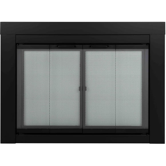 Ascot Porte en verre noire Pleasant Hearth AT-1000 - petit