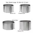 thumbnail image 3 of Telescopic Mousse Ring Baking Cake 6-12 Inch Adjustable Mould Tools Stainless Steel Round Bakeware Self-Assembly Pastry height/8.5cm, 3 of 9