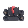 thumbnail image 1 of Manual Reset Circuit Breaker Car Circuit Breaker Switch Manual Reset 1/4in Overcurrent  DC 12-48V For Vehicle Motor, 1 of 8