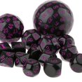 thumbnail image 5 of Xingzhi 15Pieces Acrylic Multi Side Numeral Dice for Role Play Board Game Purple, 5 of 5