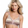 thumbnail image 1 of Pink Chic Lace Print Bali Double Support Wirefree Bra - Size 38DDD, 1 of 1