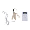 thumbnail image 4 of Xuanheng Mini LCD Digital Display Pocket FM Radio with Earpiece & Lanyard white, 4 of 8
