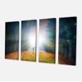 thumbnail image 2 of Hommes et Soleil Brillant Panorama - Impression sur Toile Paysage, 2 of 3