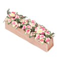 thumbnail image 4 of Dollhouse Rectangle Flower Pot, 1:12 Compact Colorful Dollhouse Rectangle Planter Box Mini Wooden Box  For Photo Props, 4 of 8