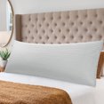 thumbnail image 2 of PiccoCasa Microfiber Body Striped Pillowcase Soft Durable Light Gray 20" x 60", 2 of 7