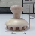 thumbnail image 2 of Wood Massage Tools Body Sculpting Tool Handheld Scraper for Muscle Release Large, 2 of 7