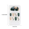 thumbnail image 4 of relayinert False Nail Removable Wearable Simple to Apply Smooth Surface Various Shapes Fake Fingernail Strong Viscosity Charming Paster 21, 4 of 7