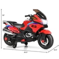 thumbnail image 2 of Gymax Moto Électrique 12 V pour Enfants avec Roues Stabilisatrices Rouge, 2 of 9