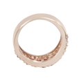 thumbnail image 3 of 1 1/2ct Pink Sapphire & Diamond Wedding Ring 14K Rose Gold, 3 of 4