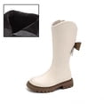 thumbnail image 5 of Boots for Girls Bow Knot Leather Long Barrel Princess Winter Fashion, 5 of 5