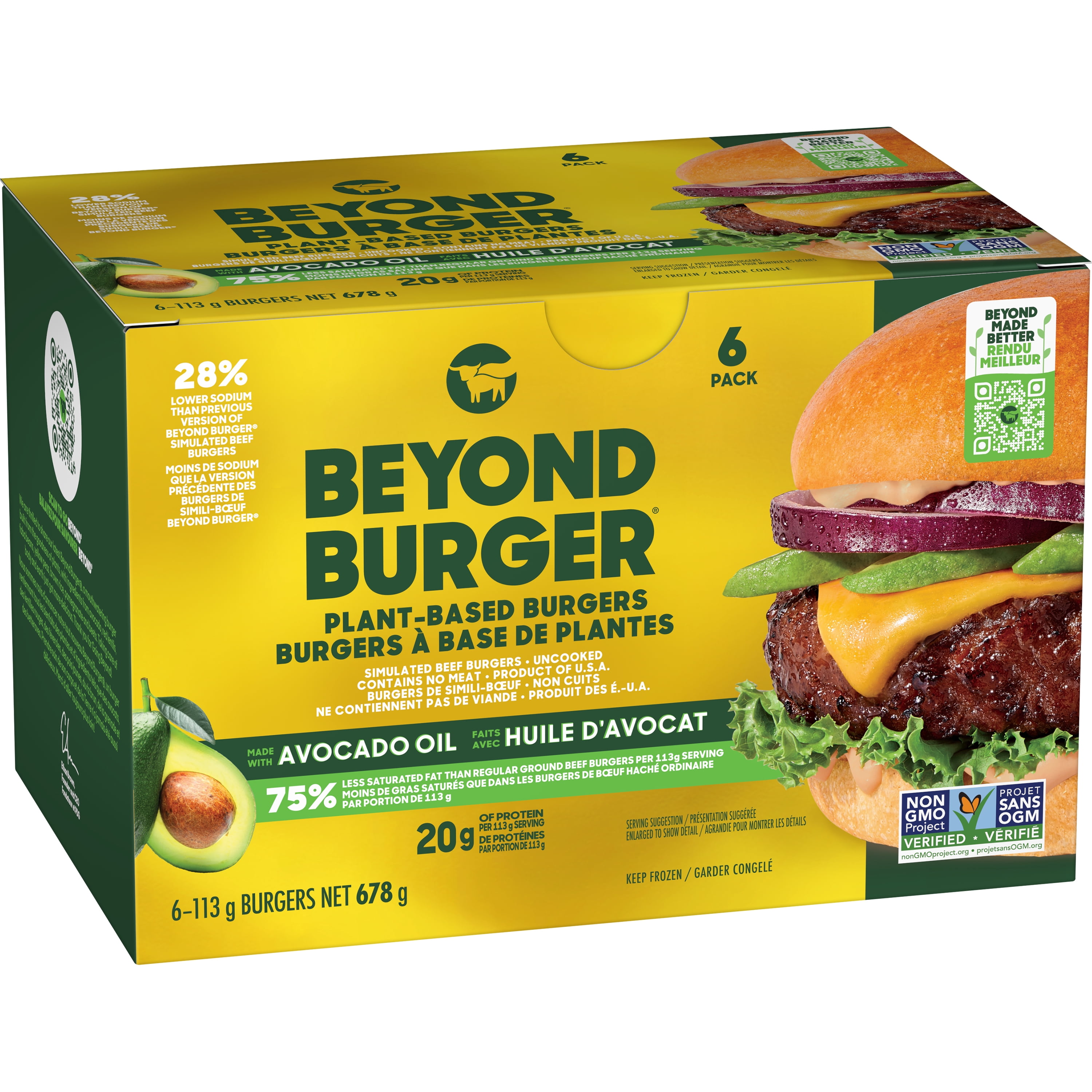 Beyond Meat Plant-Based Burger, 678g