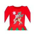 thumbnail image 4 of Robe Fille Noël Renne Grelot Manches Longues 6 Ans, 4 of 7