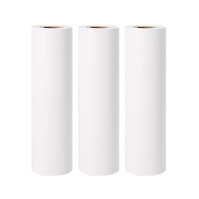 Poooli Rouleaux de Papier Thermique Blancs Auto-Adhésifs 110 * 30 mm, Sans BPA et Longue Durée jusqu'à 10 Ans. l'Emballage Comprend 3 Rouleaux, Chaque Rouleau Mesurant 110 * 30 mm (4,3 * 1,2 Po) et 3,5 m (11,5 Pi) de Longueur. Conçus pour l'Utilisation avec l'Imprimante Thermique portable Poooli L3, Ces Rouleaux Offrent un Dos Adhésif Fort et une Qualité d'Impression Claire. Convient pour Imprimer des Feuilles de test, des notes, des Mémos et