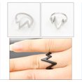 thumbnail image 3 of Finger Ring Fashion Simple ECG Heartbeat Shape Knuckle Ring Charm Ring for Women, 3 of 5