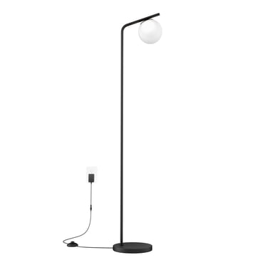 Artika Clayton Lampe sur Pied Moderne Mi-Siècle, Noir