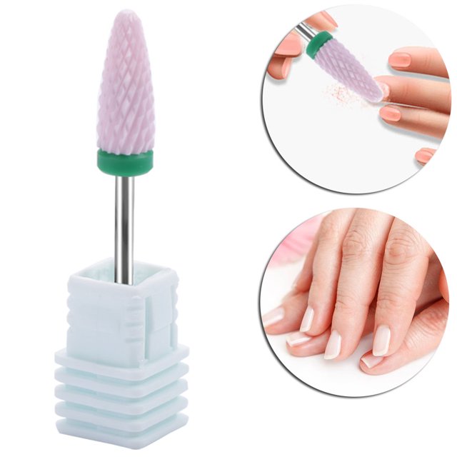 Durable Drill Bits For Nails, Gel Nail Drill Bits Not Slip Ceramic For Natural Nails Artificial Nails