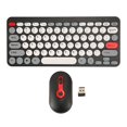 thumbnail image 2 of Clavier et Souris Sans Fil Combo, Clavier d'Ordinateur Ergonomique Pleine Taille avec Repose-Poignet, Souris Sans Fil Réglable 3DPI, Compatible OS, 2 of 8