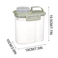 thumbnail image 3 of Bdday Kitchen Organizers and Storage Airtight Food Storage Containers, Kitchen Airtight Jars with Lid Storage Box, Stackable Food Containers Kitchen Cabinets Organize Pet Food Treats Sugar Container, 3 of 6