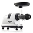 thumbnail image 1 of Omega J8006HDS Nutrition Center Quiet Dual-Stage Slow Speed Masticating Juicer Makes Fruit and Vegetable Juice at 80 Revolutions per Minute High Juice Yield Adjustable Dial, 200-Watt, Silv, 1 of 11