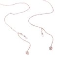 thumbnail image 3 of lionlar Fashionable Eyeglasses Chain Stylish Retainer Lanyard Holder Heart Rose Red, 3 of 5