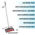 thumbnail image 3 of As Seen on TV Voom 1200 RPM Lightweight Rechargeable Cordless Power Sweeper Floor Cleaner, 3 of 9