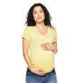 thumbnail image 2 of Paisley Sky Maternity Short Sleeve V-Neck Tee, 2 of 6