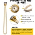 thumbnail image 4 of Fragrance Lamp Wick Cotton Rope Oil Diffuser Replacement Wick Burner Candles Making Office Spare Parts Christmas Present Gold Large, 4 of 7