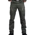 thumbnail image 2 of cllios Pantalon Cargo pour Homme Résistant à l'Eau Pantalon Cargo Militaire Léger Pantalon de Randonnée de Travail Extérieur Imperméable Séchage Rapide Pantalon de Travail Noir 5TG, 2 of 8