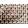thumbnail image 4 of oneOone Cotton Cambric Light Brown Fabric Triangle Geometric Sewing Craft Projects Fabric Prints By Yard 42 Inch Wide, 4 of 4