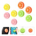 thumbnail image 4 of Miangastore 8pcs Silicone Lemon Fruit Thumb Grips Analog Sticker Cover Joystick Caps, 4 of 8