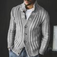 thumbnail image 1 of EGNMCR Jackets for Men Men's Fashion Fall Winter Sweater Loose Oversized Jacket, 1 of 3