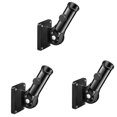 thumbnail image 1 of 3X Flag Pole Holder Mounting Bracket Adjustable Flagpole Rod Hitch Bracket Multi-Position Flag Pole Bracket,Black, 1 of 10