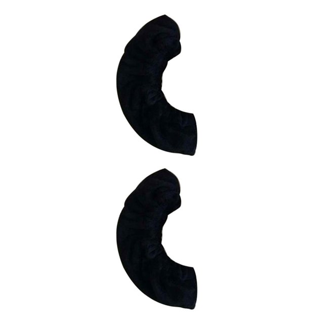 relayinert Lot de 2 Housses de Patins à Glace Élastiques Protège-Chaussures à Roulettes Unisexe Réutilisables Lavables Portatives Protection de Patinage Fournitures Noir 2 Ensembles