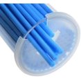 thumbnail image 4 of 400 PCS Disposable Microbrush Lash Eyelash Micro Brush Mascara Wands Applicator Makeup Tool (Blue), 4 of 5