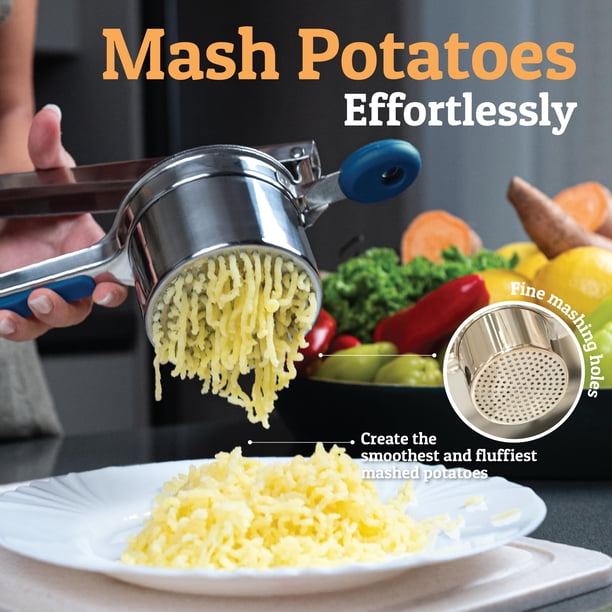 PriorityChef Large 15oz Potato Ricer, Heavy Duty Stainless Steel