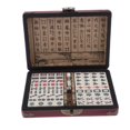 thumbnail image 1 of TISHITA Ensemble de Voyage Chinois Mahjong avec Étui, Mini pour Amusement Familial Taille Compacte, 1 of 8